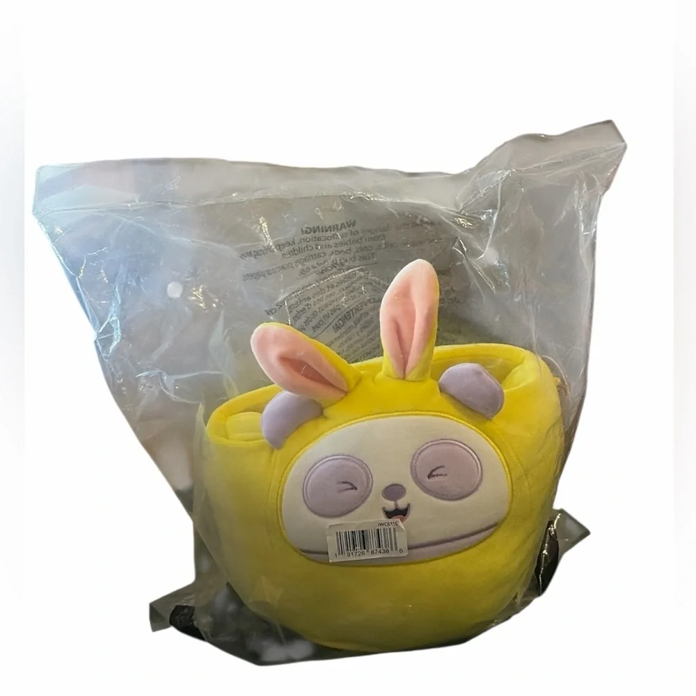 Squishmallows 12” Penny the Panda Easter Bunny Basket